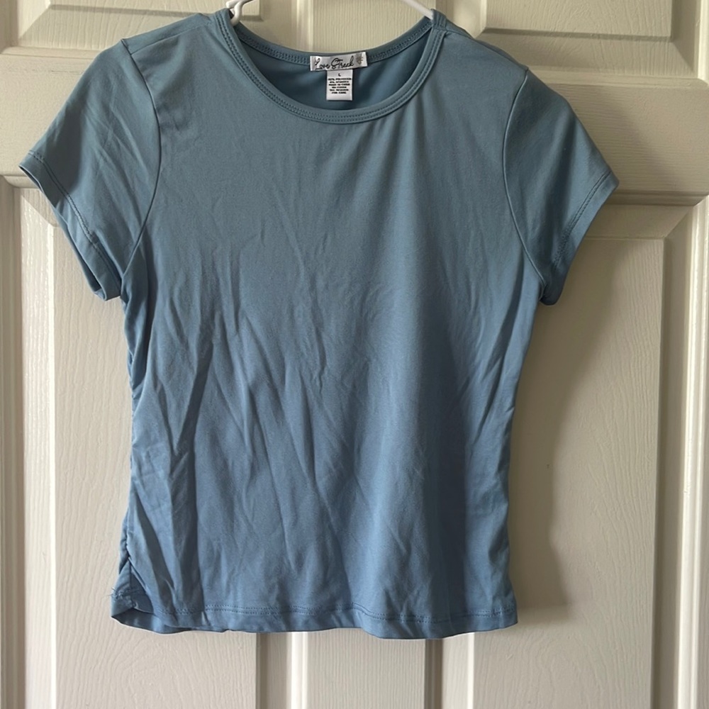 Love Streak, very soft blue top.